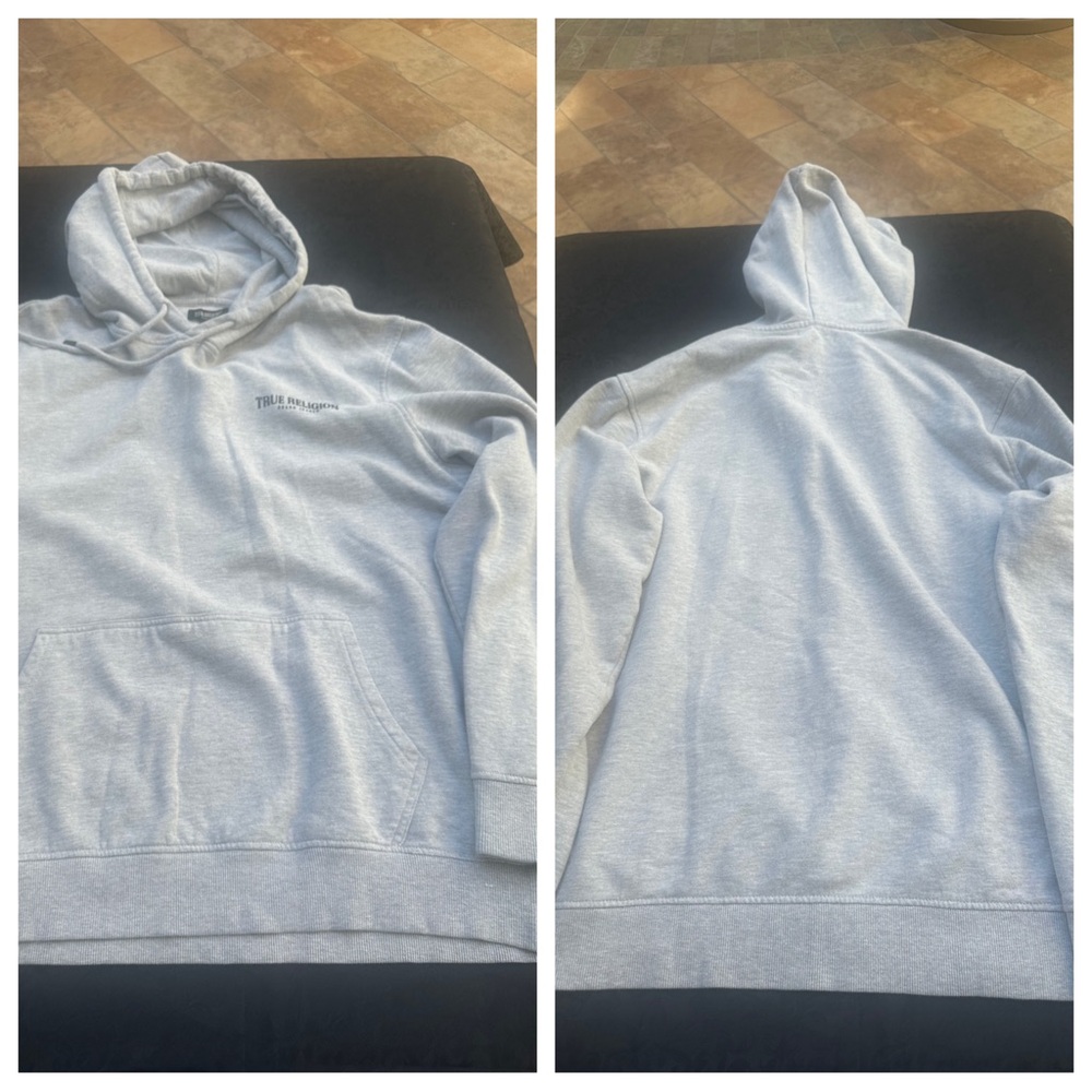 True Religion Hoodie Arch Logo size 2XL
Cotton Blend